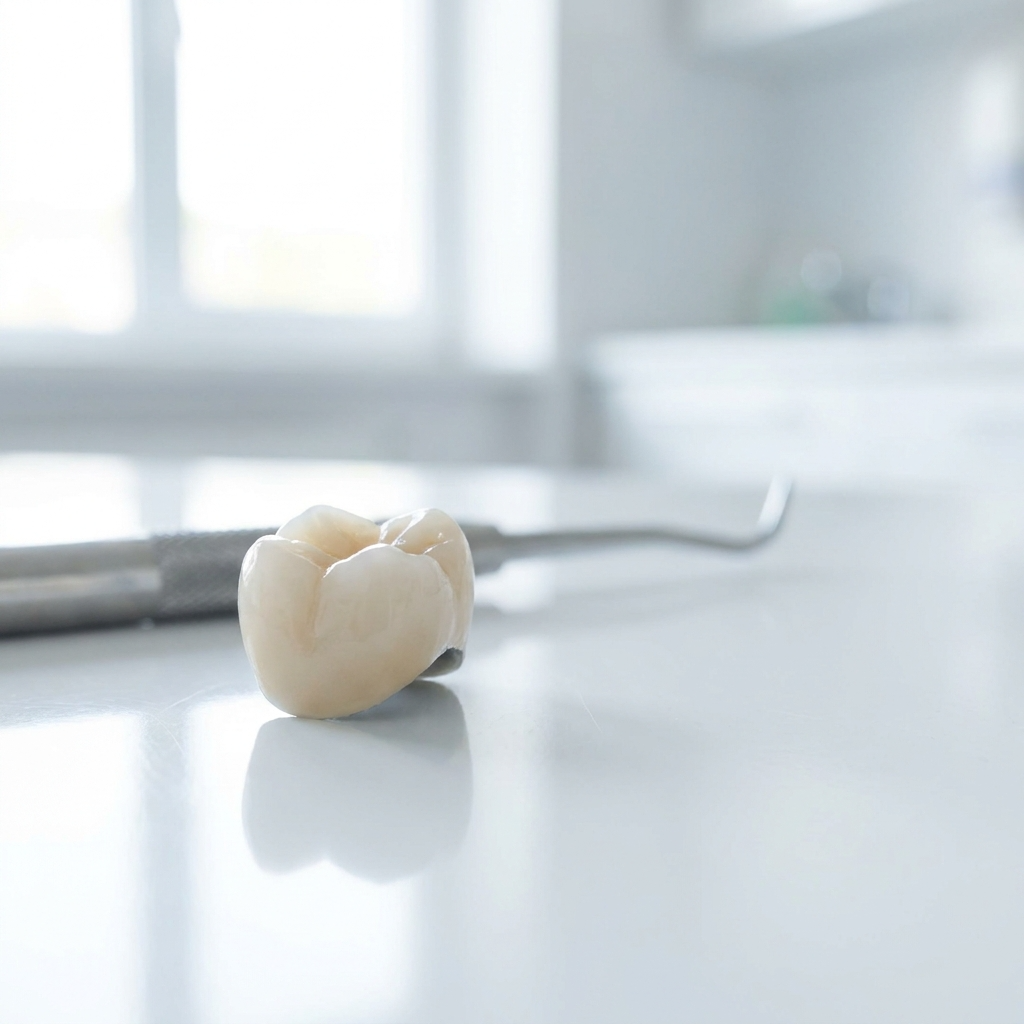 Dental crown restoration at Aster Smiles Dental Clinic Abuja